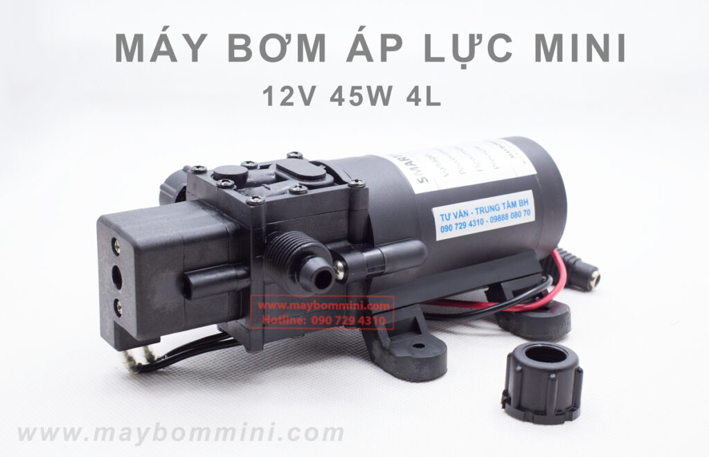 bom nuoc mini 12v 45w