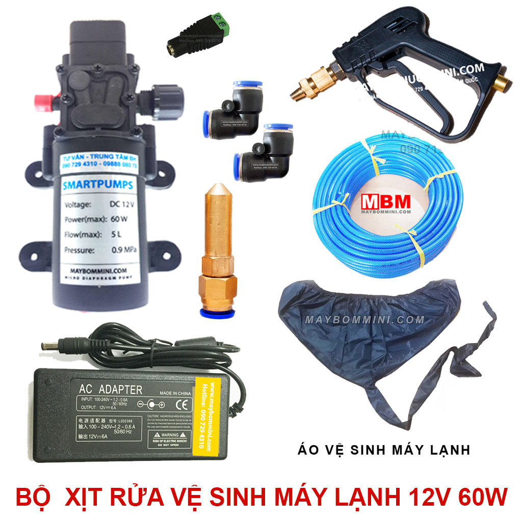 Bo Xit Rua Ve Sinh May Lanh 12v 60w