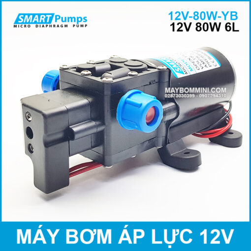 Bom Ap Luc Mini 12v 80W Smartpumps