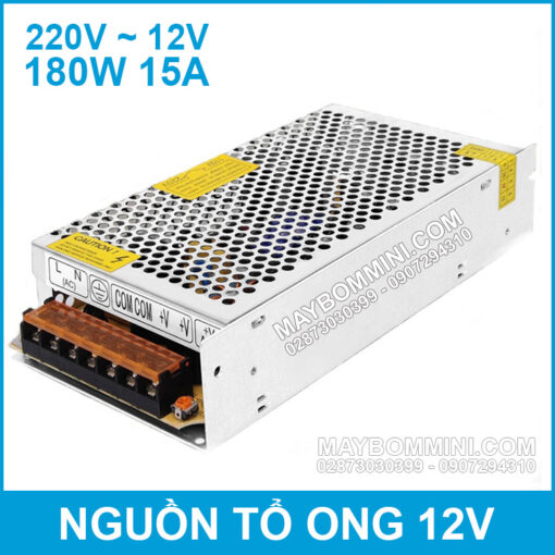 Nguon To Ong 12V 15A 180W