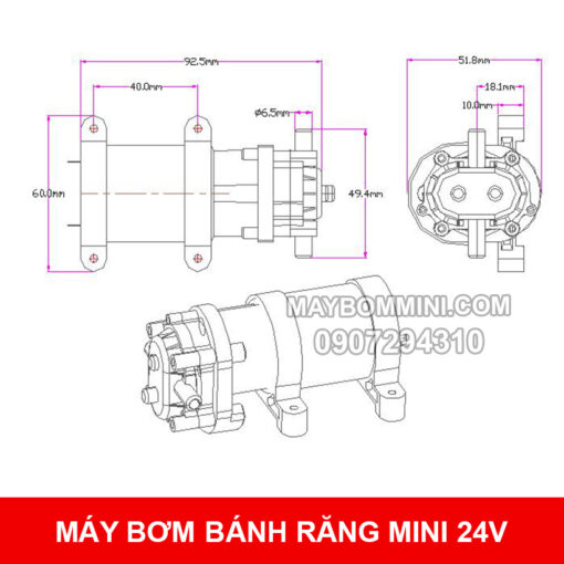 Ban Ve May Bom Mini Banh Rang