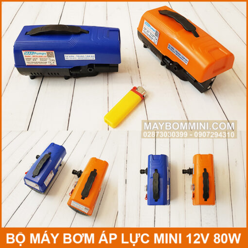 Kich Thuoc May Bom Mini 12v 80w