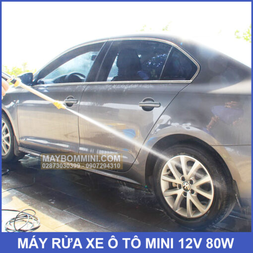 May Rua Xe O To Mini 12v 80w