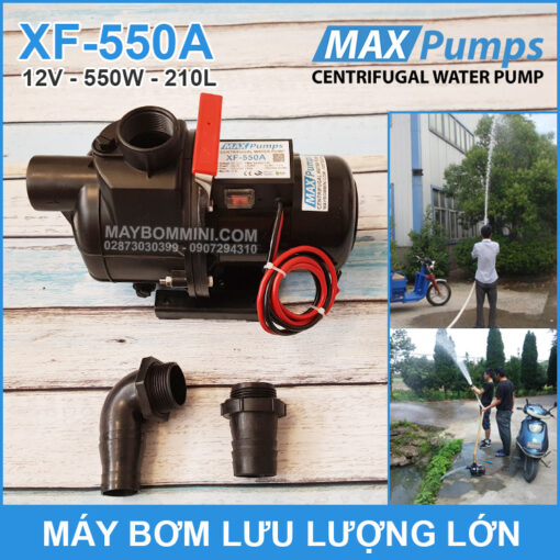 May Bom Luu Luong Lon 12V 220L 550A MAXPUMS Chinh Hang