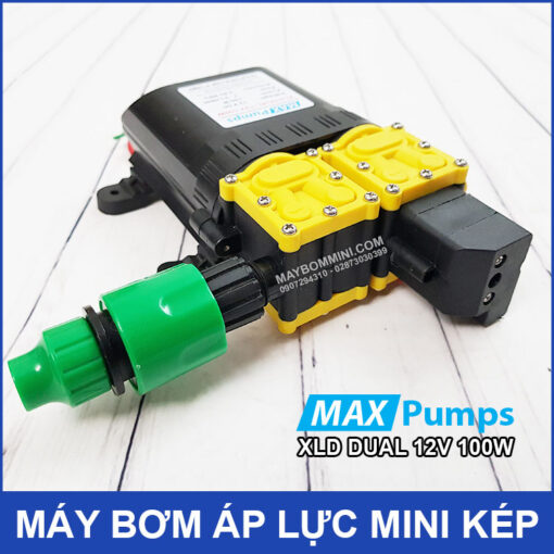 May Bom Phun Thuoc Tru Sau 12V Kep