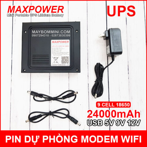 UPS 24000mah 5V 9V 12V