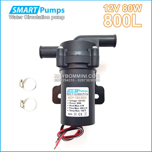 May Bom Nuoc Tan Hiet Tuan Hoan 12V 800L