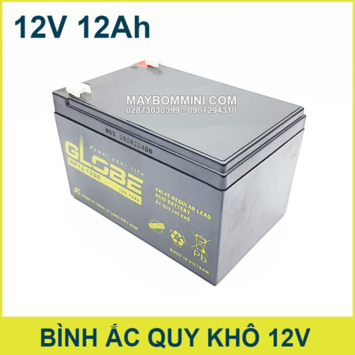 Ban Ac Quy Globe 12v 12ah