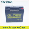 Phan Phoi Si Le Ac Quy Kho Globe 12v 20ah