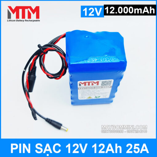 Ban Pin 12v 12ah 25a Gia Tot