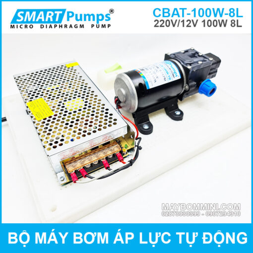 May Rua Xe Mini 12V 100W