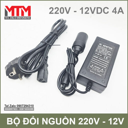 Doi Nguon Dien 220v Ra 12v Dau Tau Thuoc La