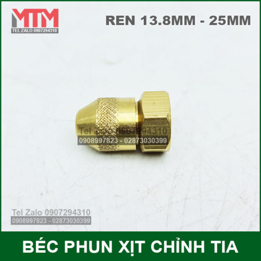 Bec Phun Tru Sau 25mm Dong Thau