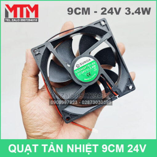 Fan 24vdc 9cm Sunoa