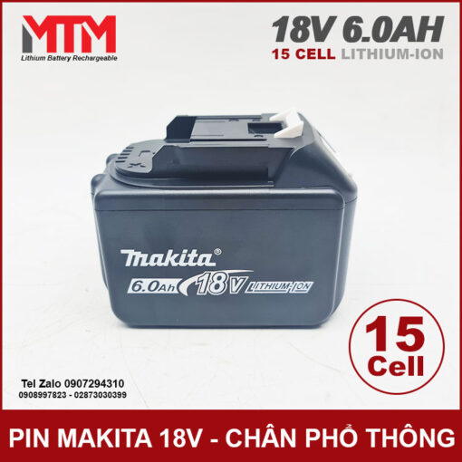 Gia Pin Makita 15 Cell 6ah