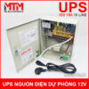 Box Nguon Dien Du Phong UPS 12V 15A 18 Line Chinh Hang