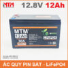 Binh Ac Quy Pin 12V 12Ah 30A Lifepo4