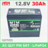 Binh Ac Quy Pin 12V 30Ah 30A Lifepo4