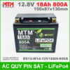 Binh Ac Quy Pin Xe May 12V 18Ah 800A ES12 M14 12V18AH 800A