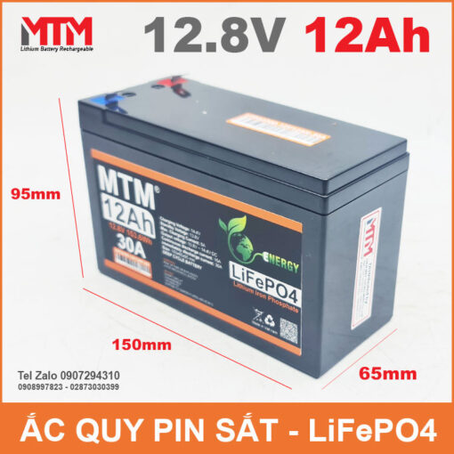 Ac Quy 12v 12ah Pin Sat Kich Thuoc